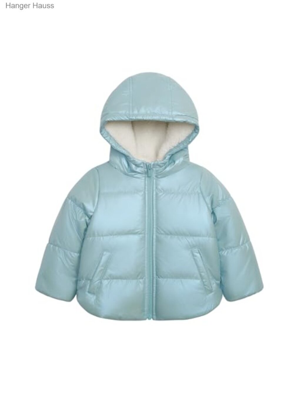 Carter's Girls Puffer Jacket Sherpa Lined Hood Winter Coat